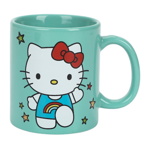 Hello Kitty Stars 2 pack 16 Oz Ceramic Mug Set