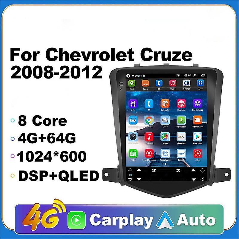 9.7 Inch 2 Din 8 Cores 4G Android 10 Car Radio Multimedia Player For Chevrolet Cruze J300 2008-2012