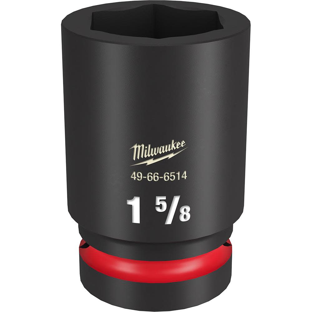 Milwaukee SHOCKWAVE Impact Duty Socket 1 Drive 1-5/8 Deep 6 Point 49-66-6514 from Milwaukee