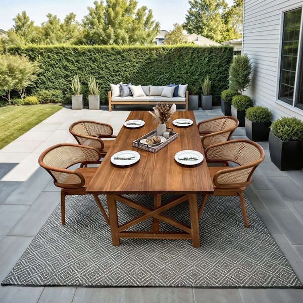 LuXeo Odessa Teak Dining Set