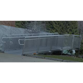 EZ-ACCESS PATHWAY HD 10 ft. Aluminum Code Compliant Modular Wheelchair Ramp System PHD S1048G