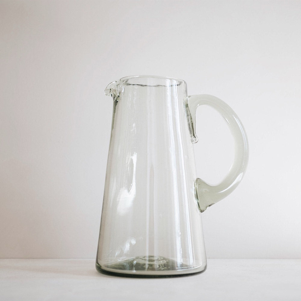 Recycled Glass Pitcher