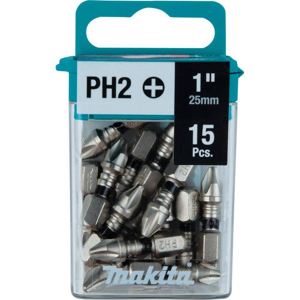 Makita Impact XPS #2 Phillips 1 in. Insert Bit (15-Pack) E-00664