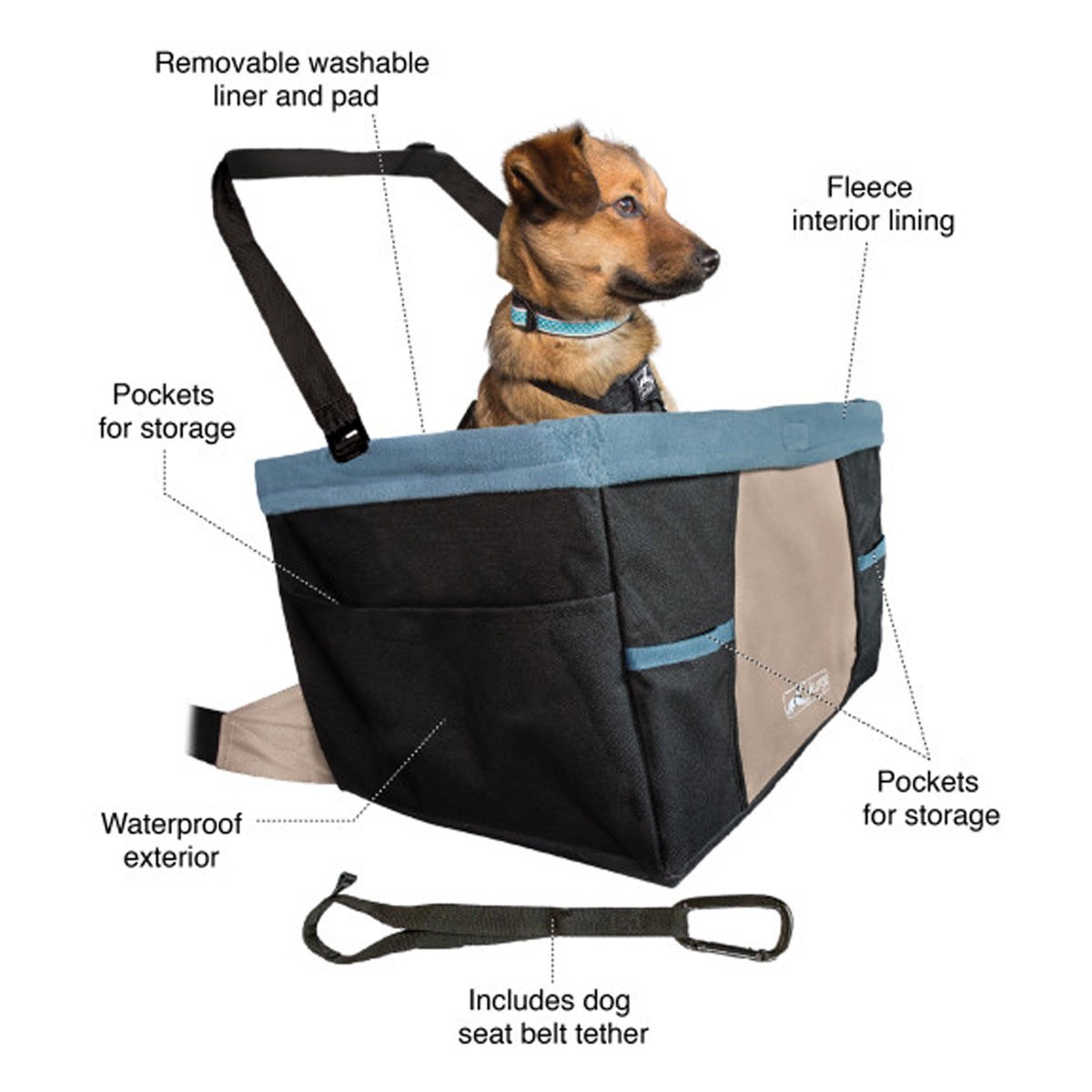 Kurgo Rover Booster Dog Seat