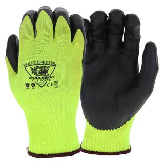 West Chester Protective Gear Men's Barracuda Cut Force Hi Vis X-Large ANSI 8 Cut and Chemical Resistant Glove 37208-XLCC6