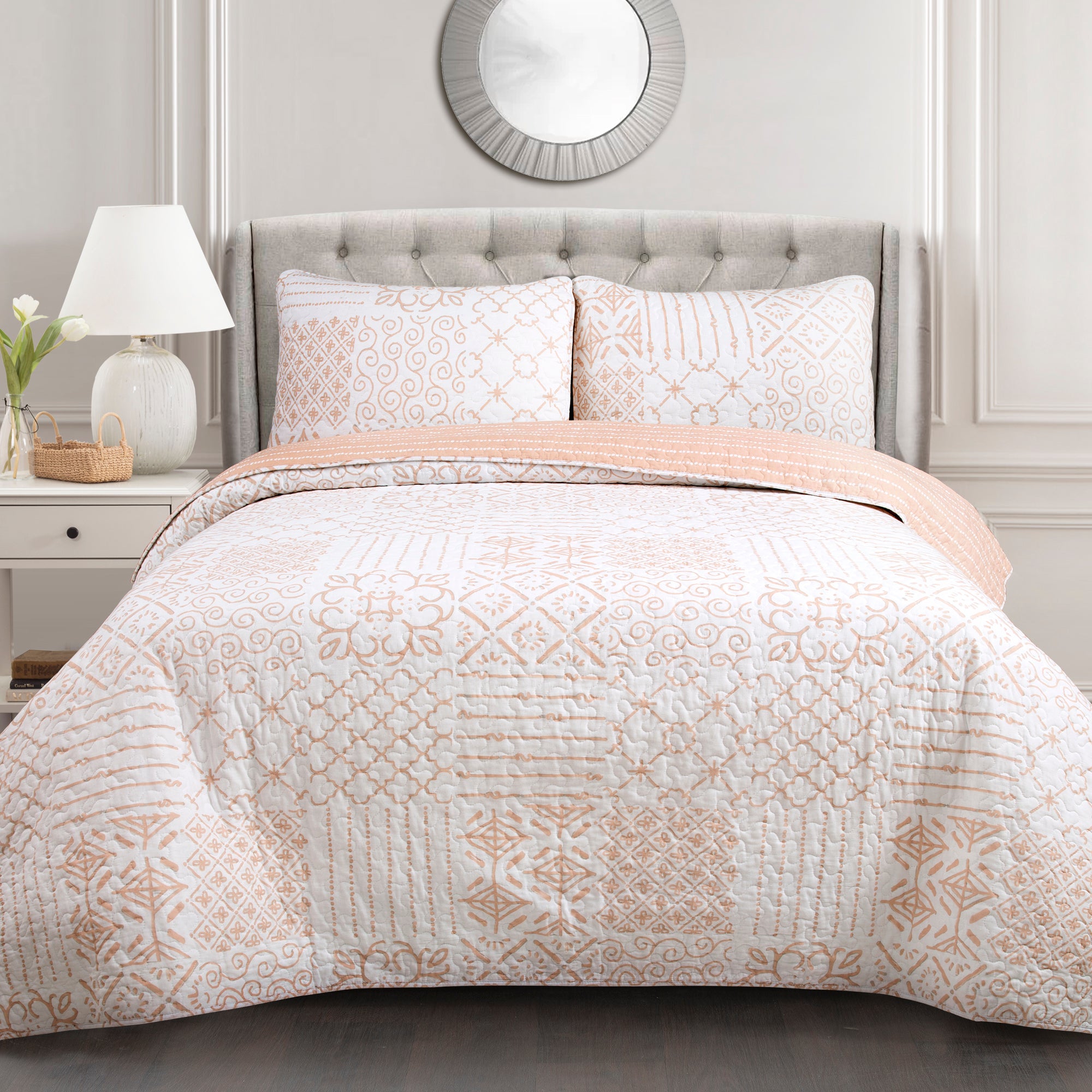 Monique 3 Piece Quilt Set