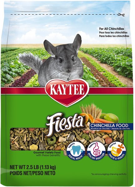 Kaytee Fiesta Gourmet Variety Diet Chinchilla Food