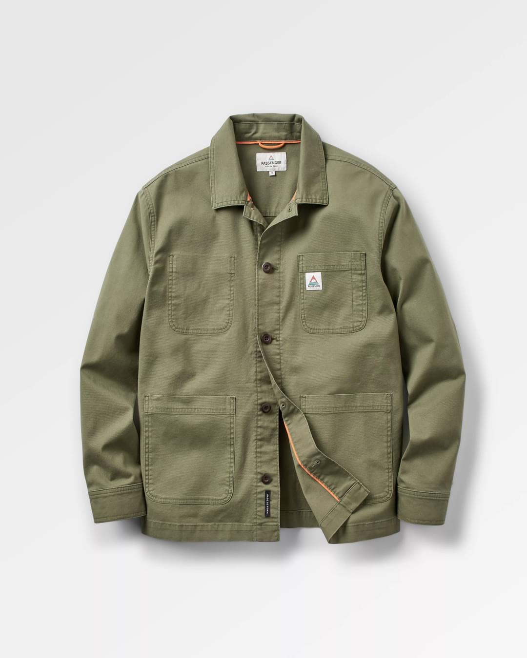 Balsa Canvas Overshirt - Khaki