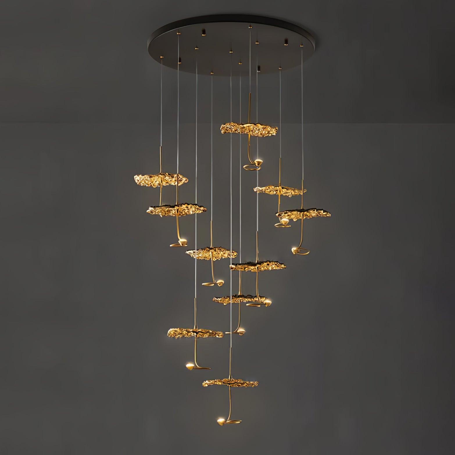 Brass Aviary Constellation Chandelier