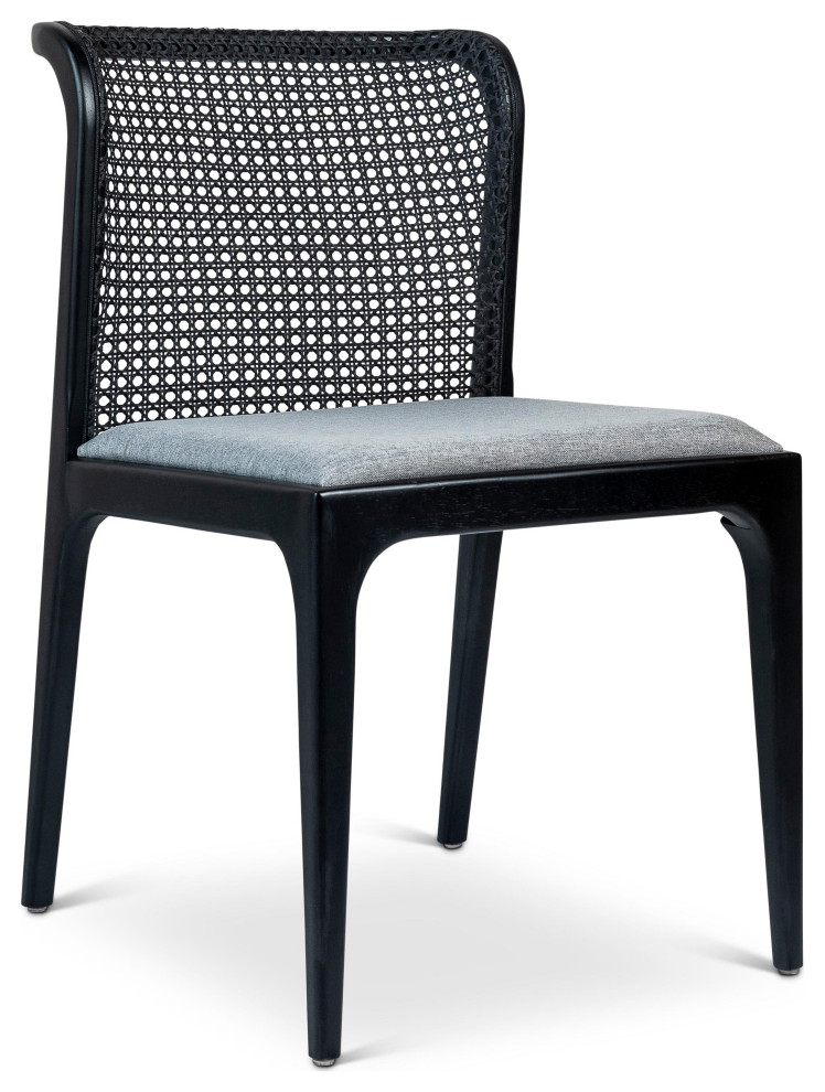 Modern Brazilian  Eloa  Cane Side Chair   Tropical   Dining Chairs   by Urbia  Houzz