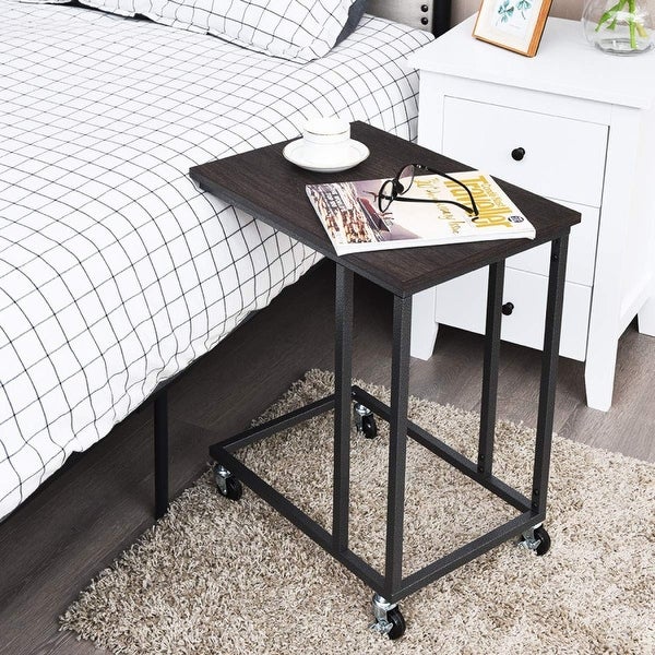 Rectangle Holder Mobile Side End Table