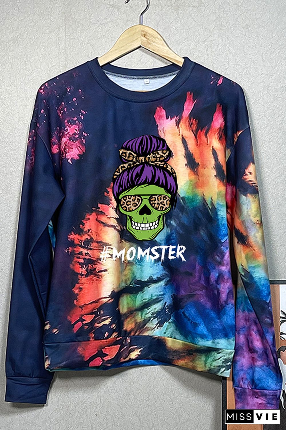 Halloween Momster skull Sweatshirt Women Wholesale