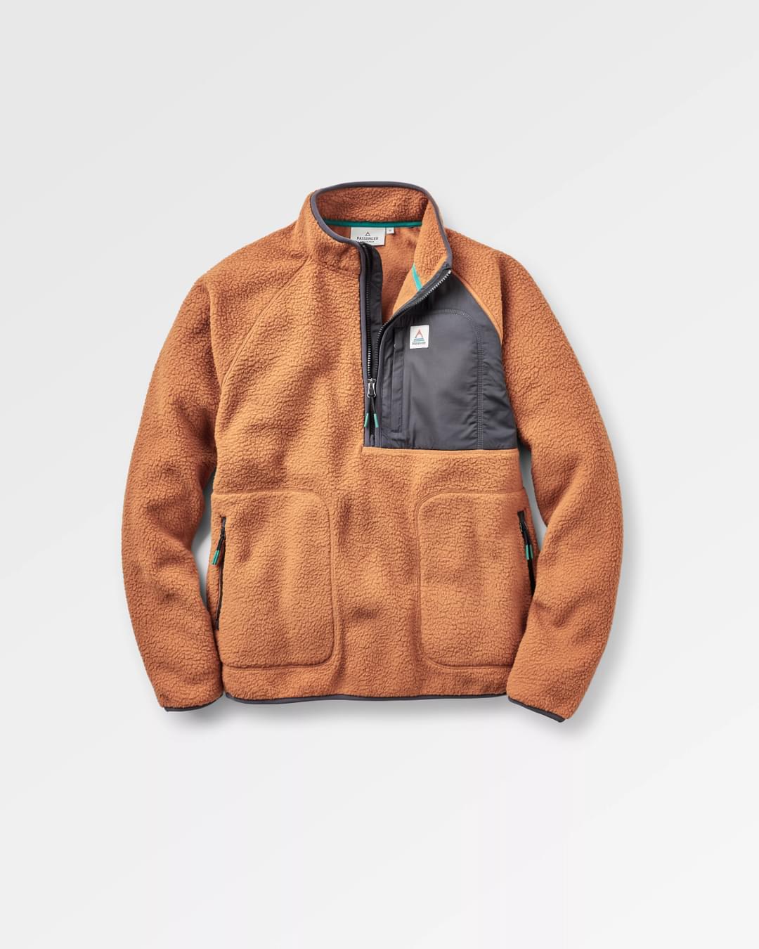 Offgrid 2.0 1/2 Zip Recycled Sherpa Fleece - Glazed Ginger