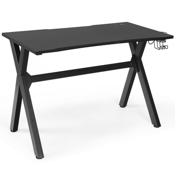 Costway 72586410 Ergonomic Gaming Desk with Mousep...