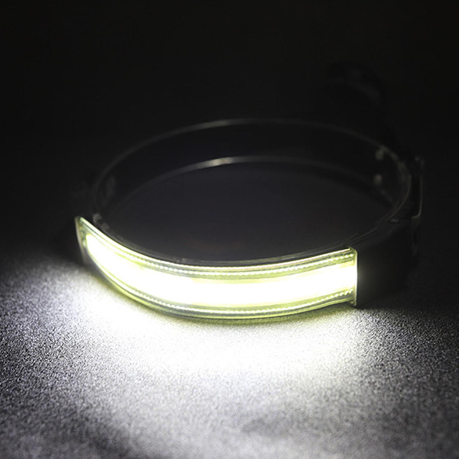 Battery Powerful Cob Led Strip Headlamp Outdoor Multifunctional 5w Cob Led Headlight Bulb Portable Adjustable For Camping