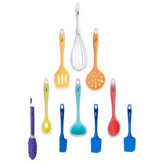 Ozeri 11-Piece All-In-One Silicone Utensil Set in Multicolor OZUT1