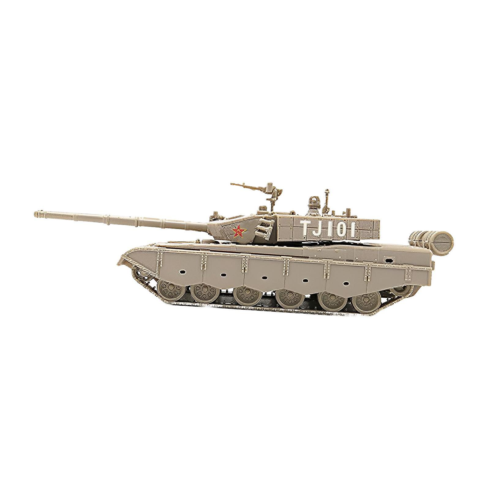 1:72 Scale Puzzles Miniature Armored Tank Toy For Adults Boys Tabletop Decor Khaki