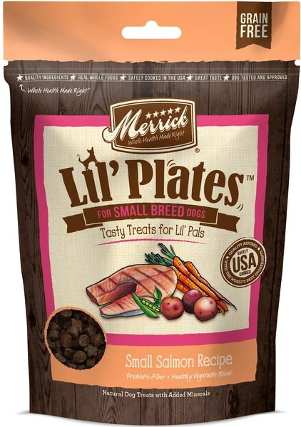 Merrick Lil' Plates Small Salmon Recipe Grain-Free Dog Treats