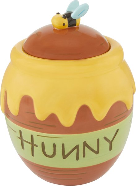 Disney Winnie the Pooh Ceramic Dog and Cat Treat Jar