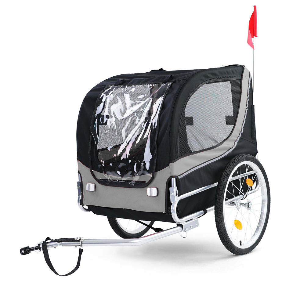 Outdoor Travel Pet Dog bike Trailer pet carrier bicycle trailer