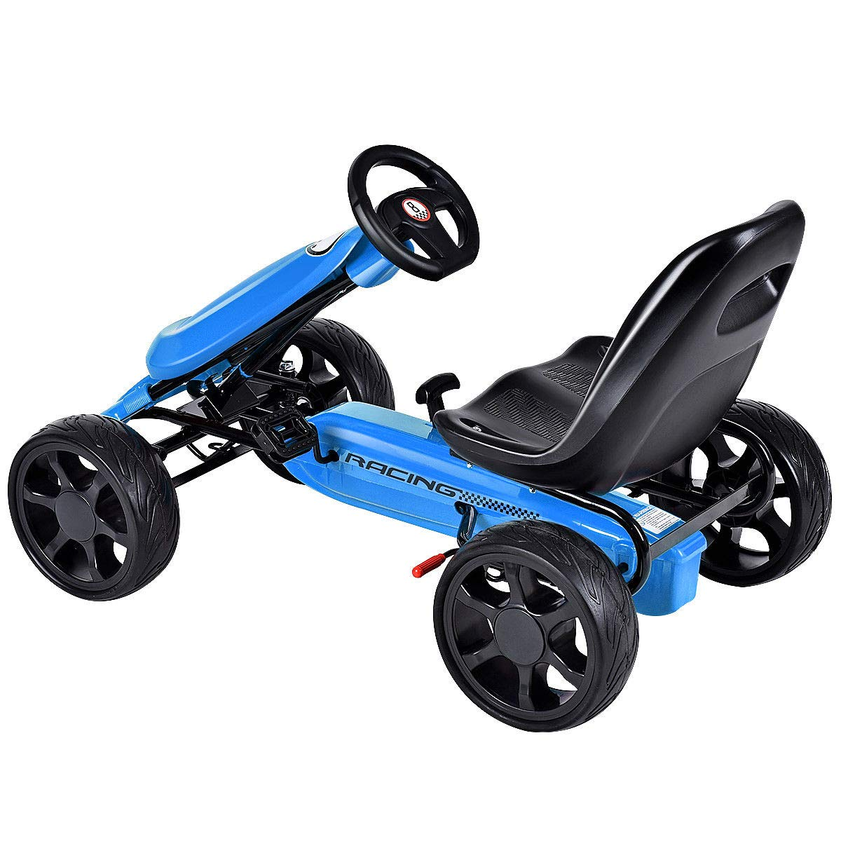 Costzon Go Kart, 4 Wheel Powered Ride On Toy