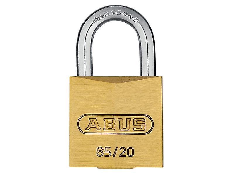 ABUS 65/20mm Brass Padlock Keyed Alike 203 ABUKA03889