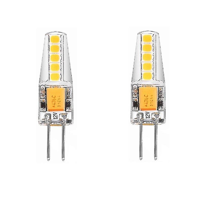 4pcs G4 Led Bulb Light Jc Type Bi Pin Base Bulb Ac/dc 10led 2w Equivalent G4 Halogen Bulbs