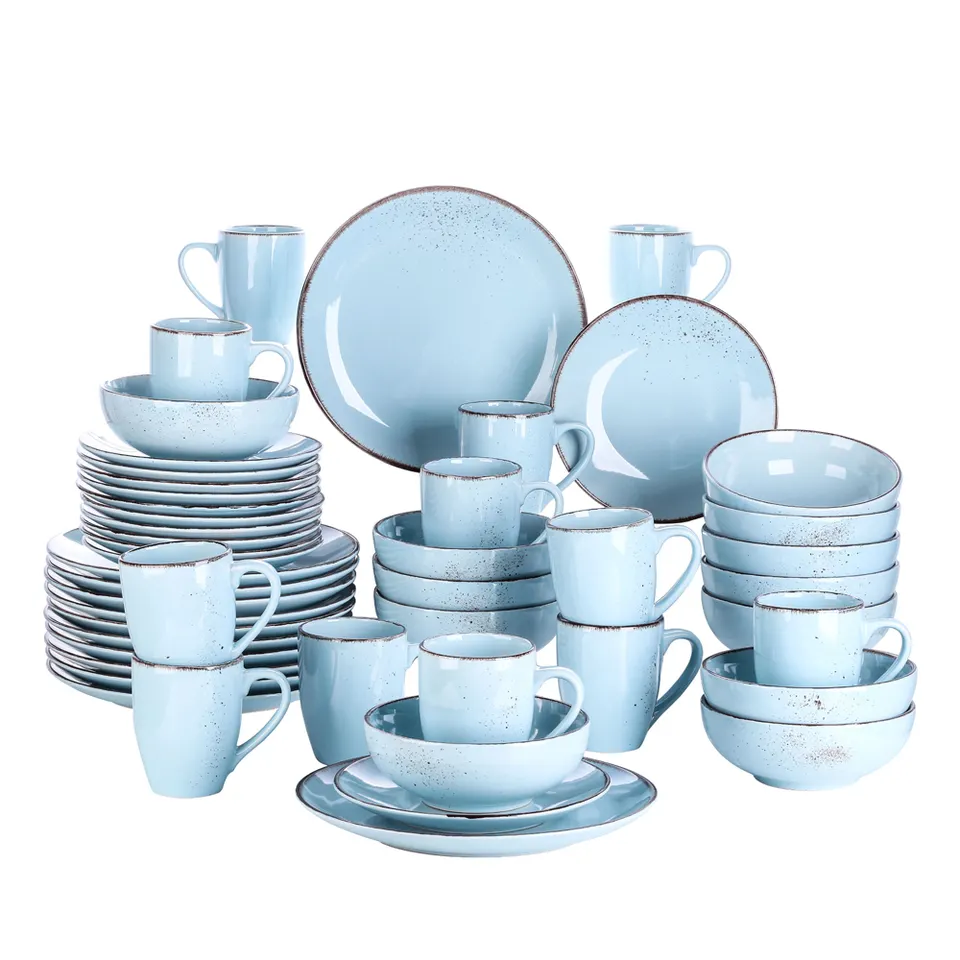 58pcs deluxe ceramic tableware set