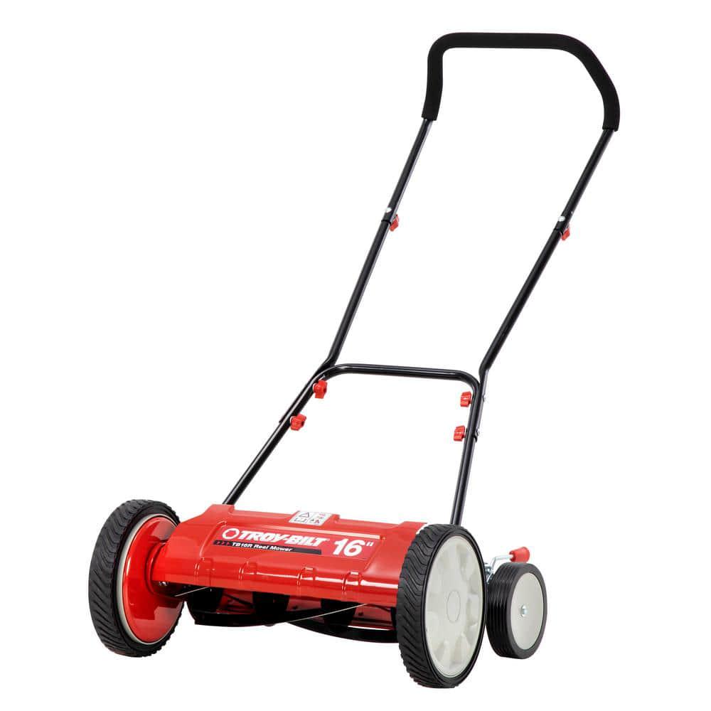 TroyBilt 16 in Manual Walk Behind Reel Lawn Mower