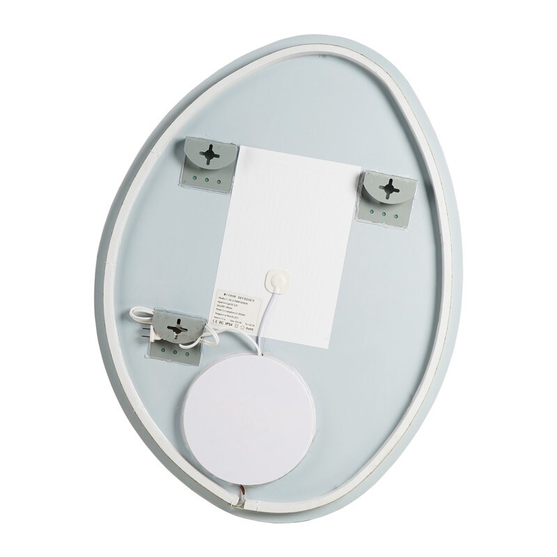 Wallbeyond 3 Tone Modern Style Frameless Irregular LED Wall Mirror   24\