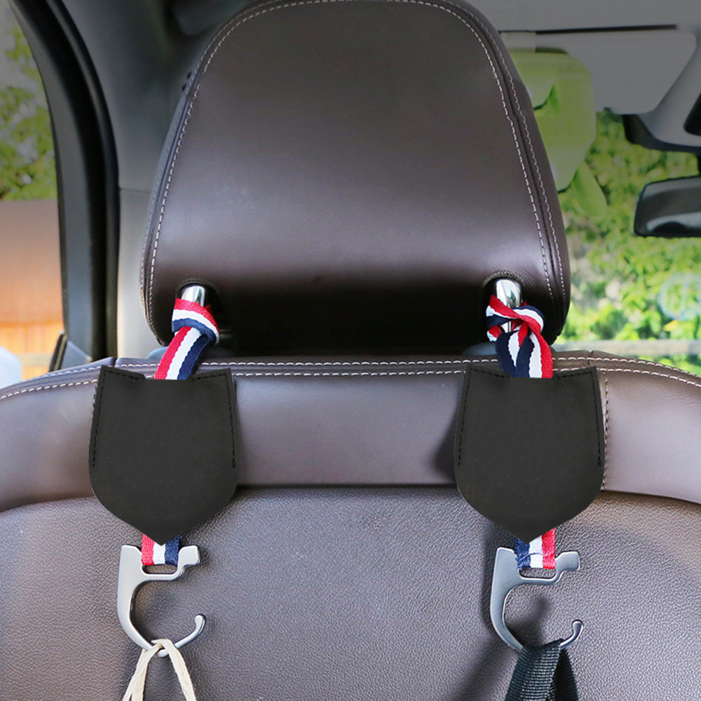 moobody High-grade Layer Leather Hooks Seats Suppressible Hooks Rear Seats Hooks