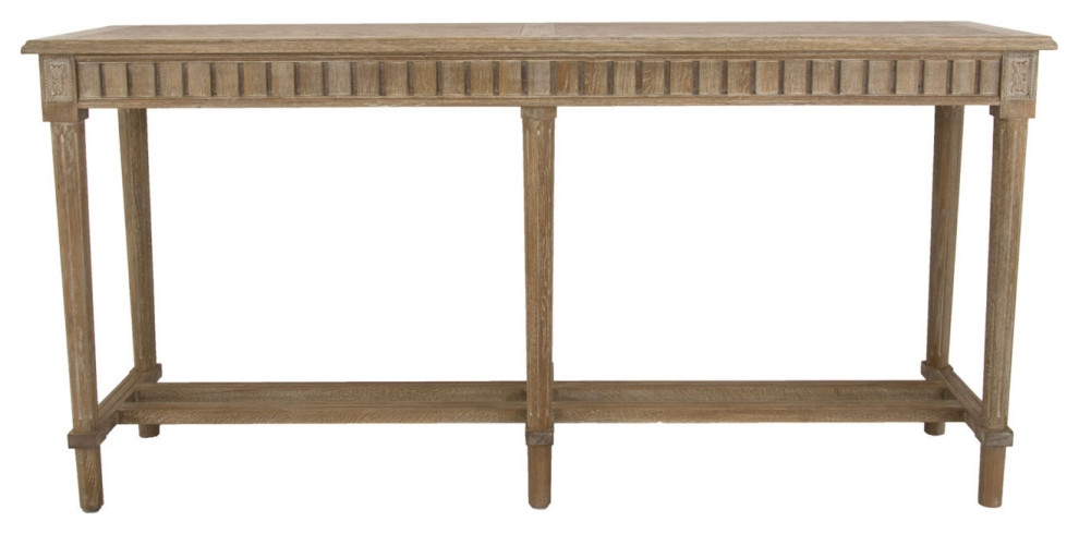 Bansi White Console Table   French Country   Console Tables   by Rustic Home Furniture Deco  Houzz