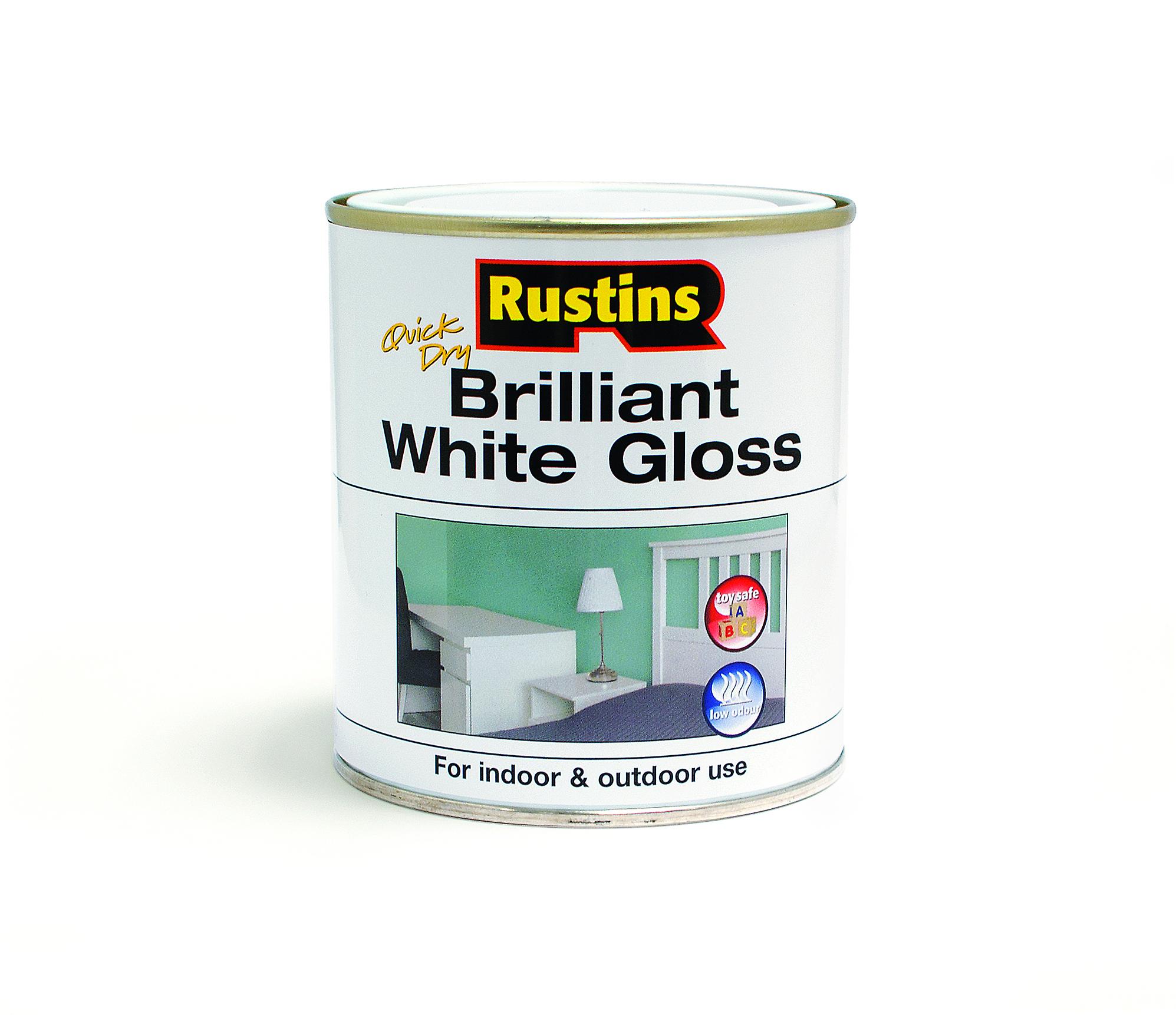 Rustins Quick Drying Gloss White 250ml