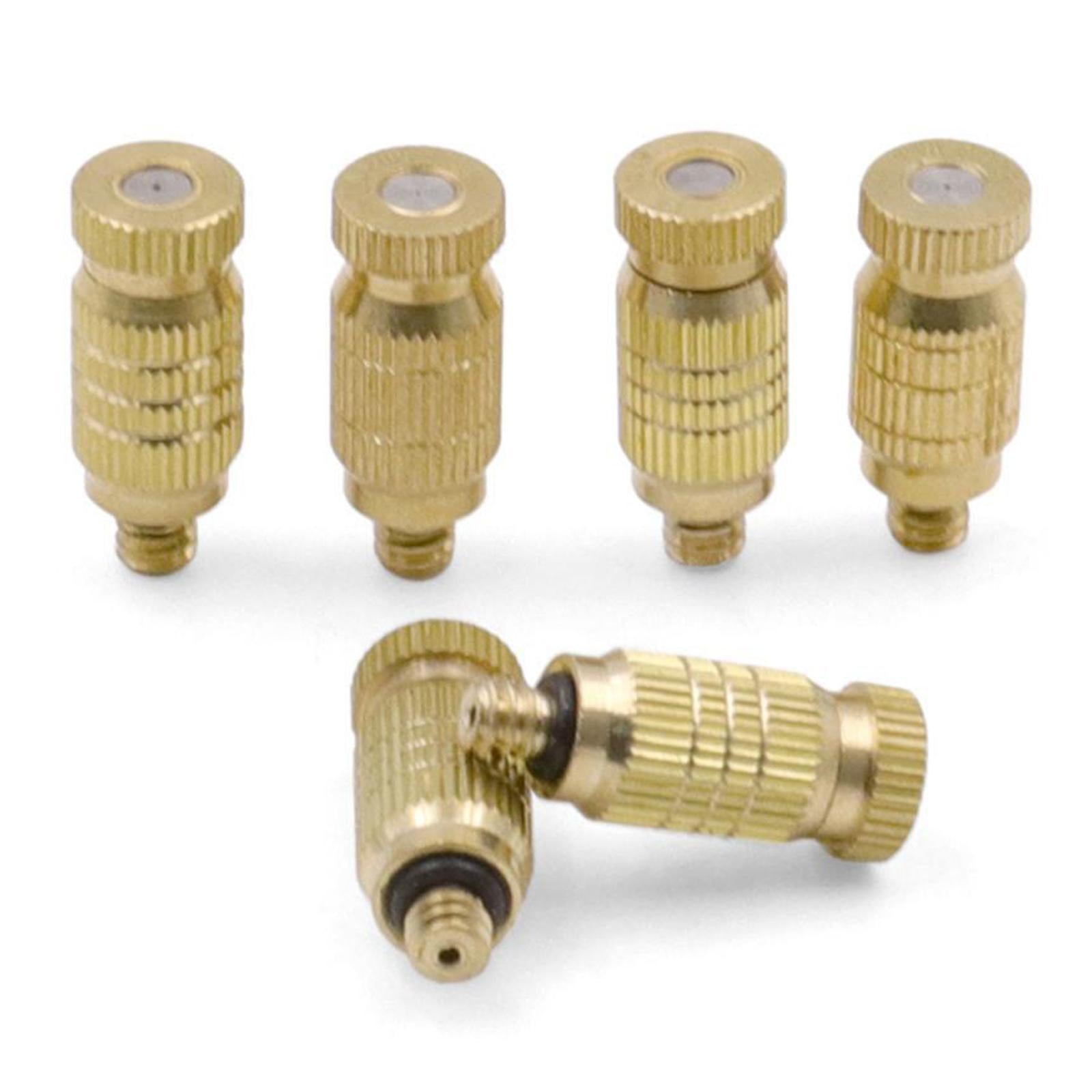 Brass Misting Nozzle Spray Head Garden Cooling System Sprinklers 0.2mm