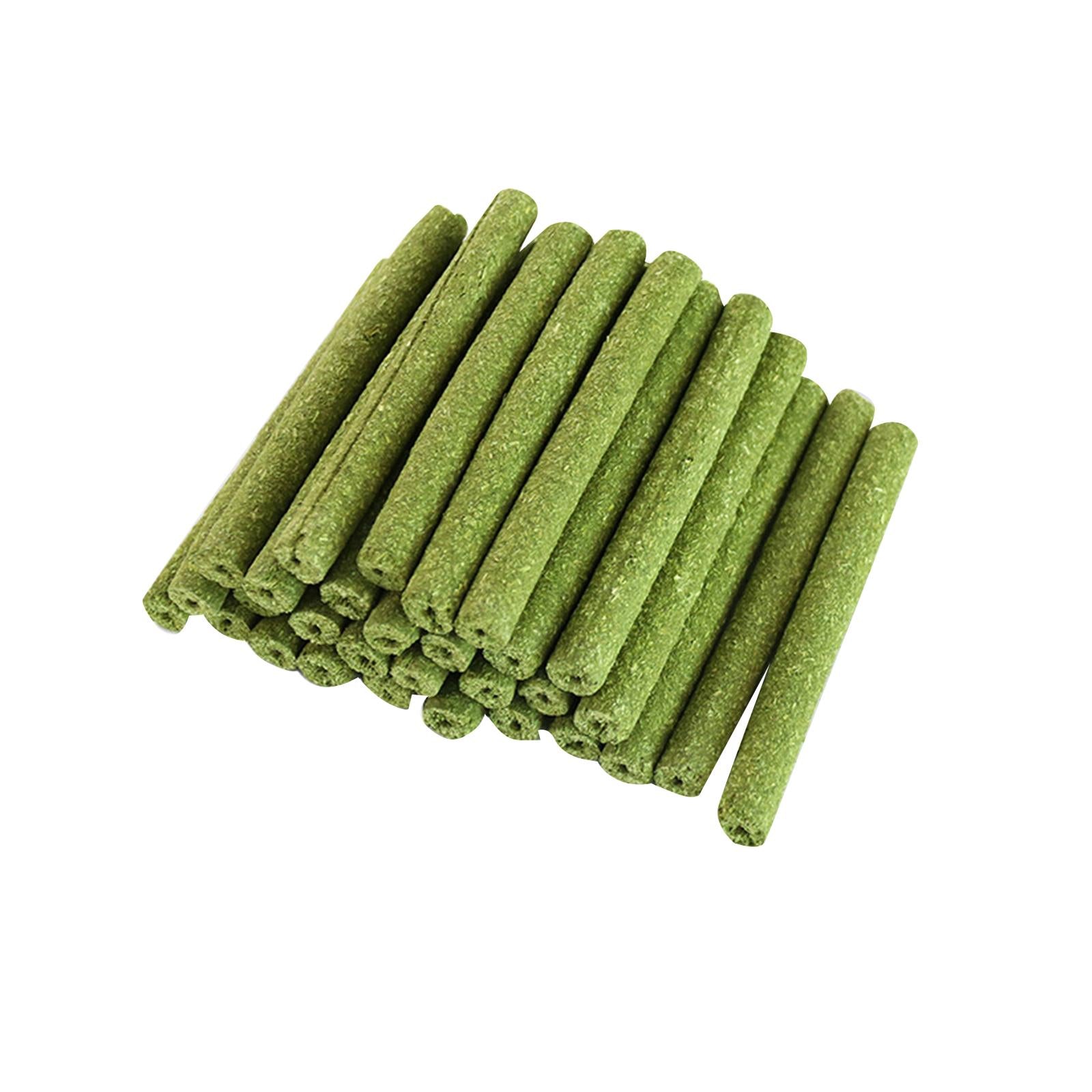 30Pcs Rabbit Chew Toys， Bunny Chew Toys Hay Sticks Grass Rabbit Molar Toys Hamster Chew Toys for Gerbils Grinding Bunny Chinchillas ing