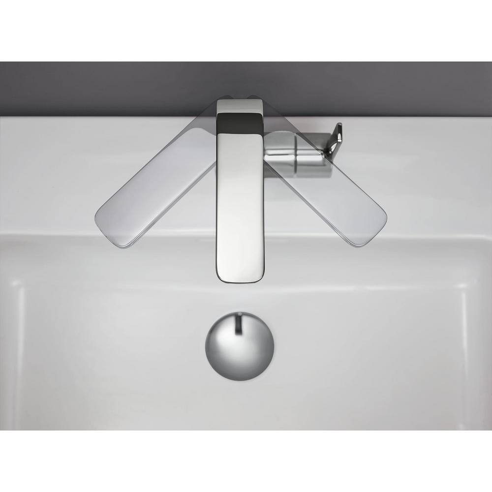 GROHE Lineare Single Hole Single-Handle Large Bathroom Faucet with Drain Assembly in StarLight Chrome 2382500A