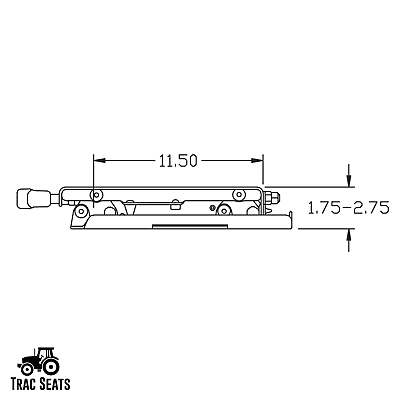 Trac Seats Seat Suspension Kit for Spartan RZ Series Zero Turn Mower