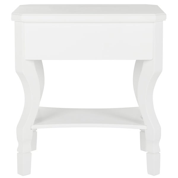 SAFAVIEH Alaia White Side Table - 24