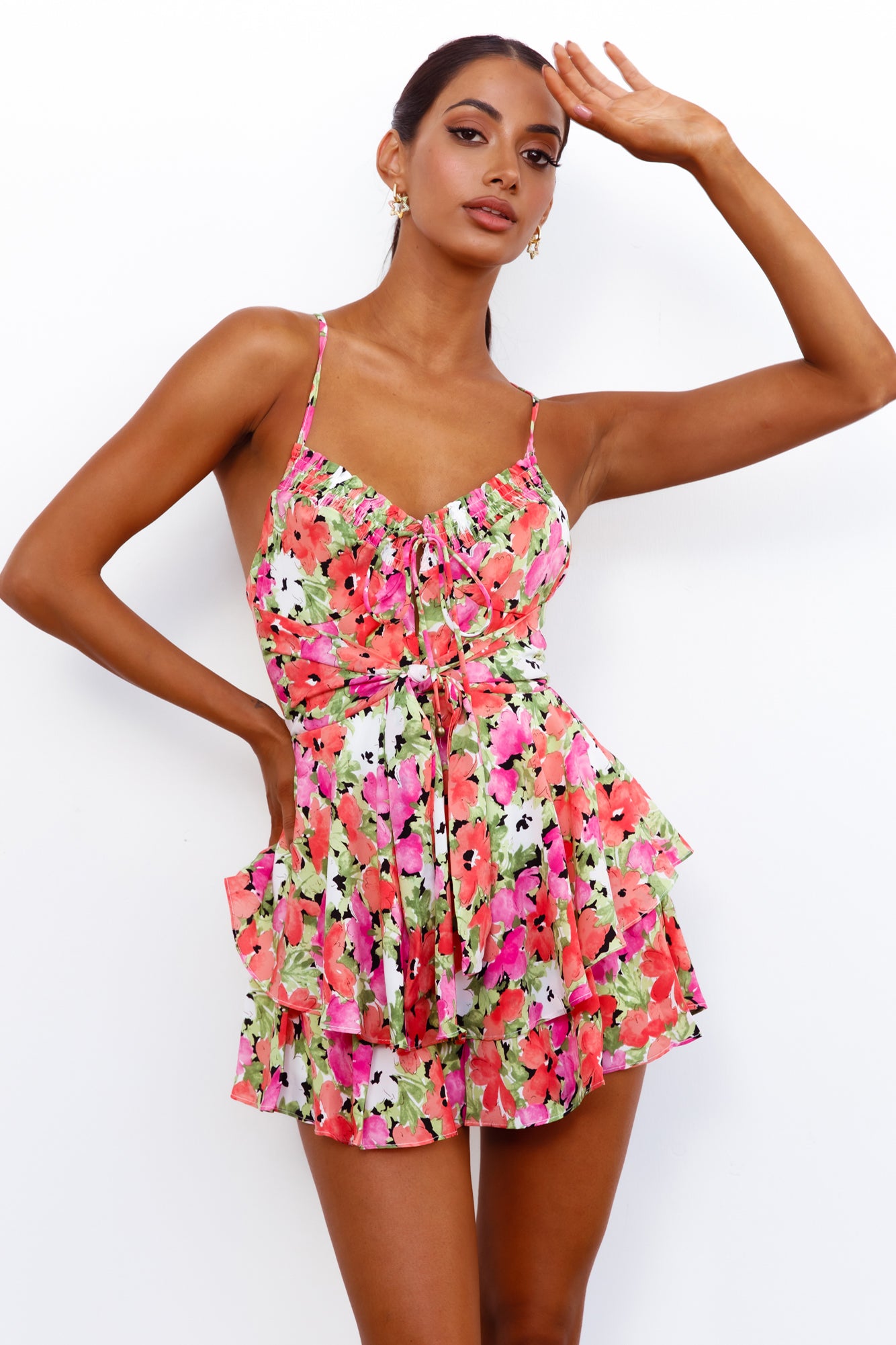 Weekend Rendezvous Romper Floral