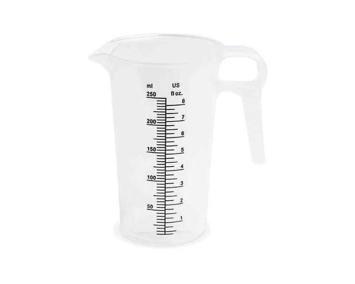 Axiom Products Accu-Pour Measuring Pitcher， 8 oz - PM80008