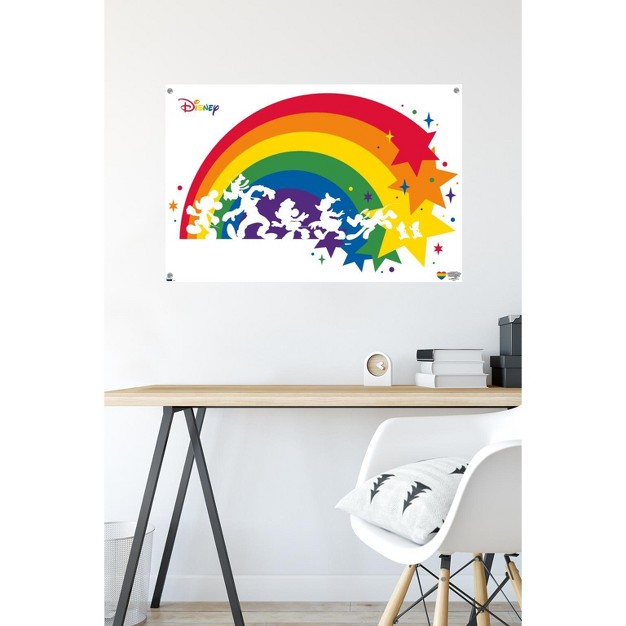 Trends International Disney Mickey Mouse amp Friends Rainbow Unframed Wall Poster Prints