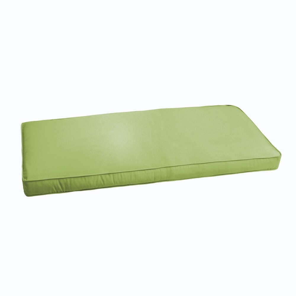 Sorra Home Sloane Apple Green 60 inch Indoor/ Outdoor Corded Bench Cushion