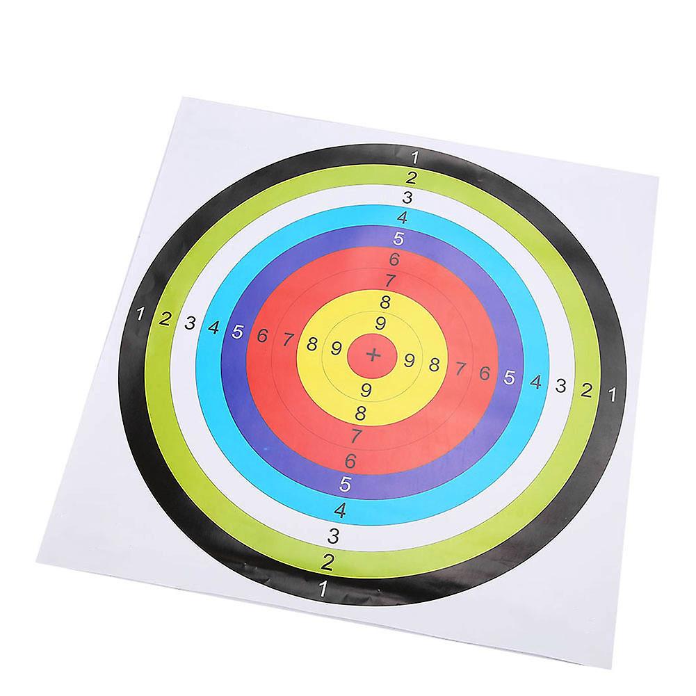 10pcs Practicing Target Paperlot 42.5*42.5cm Archery Target Paper Face For Arrow Bow Shooting Hunting Practice