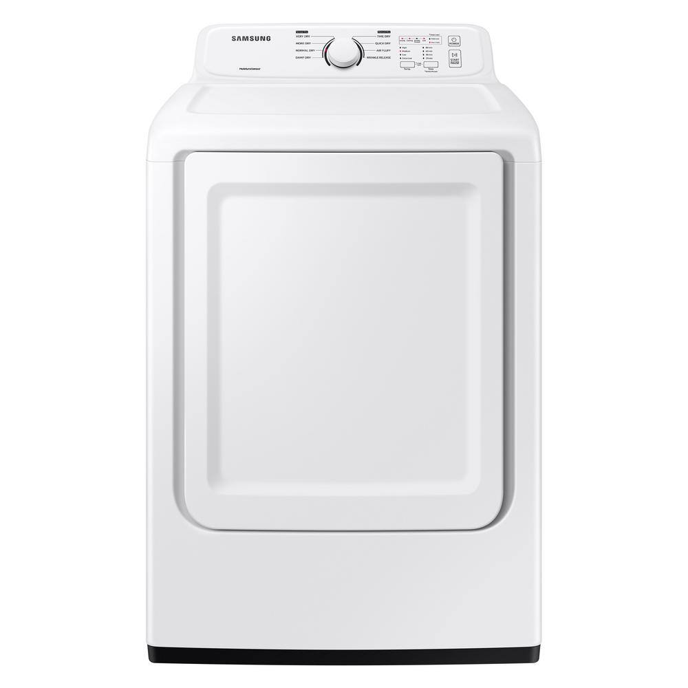  7.2 cu. ft. Vented Electric Dryer with Sensor Dry in White DVE41A3000W