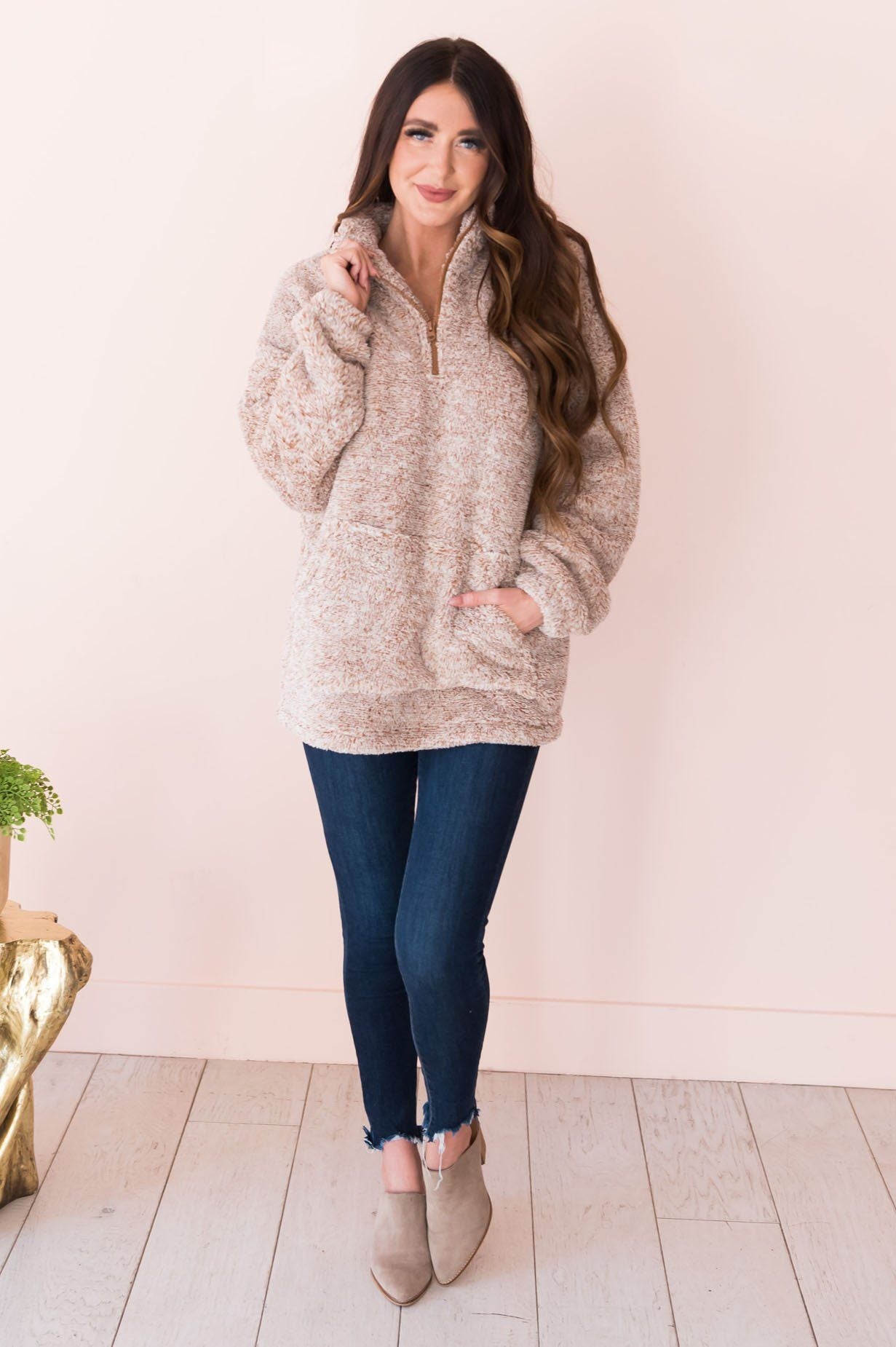 Teddy Bear Worthy Modest Pullover Sweater