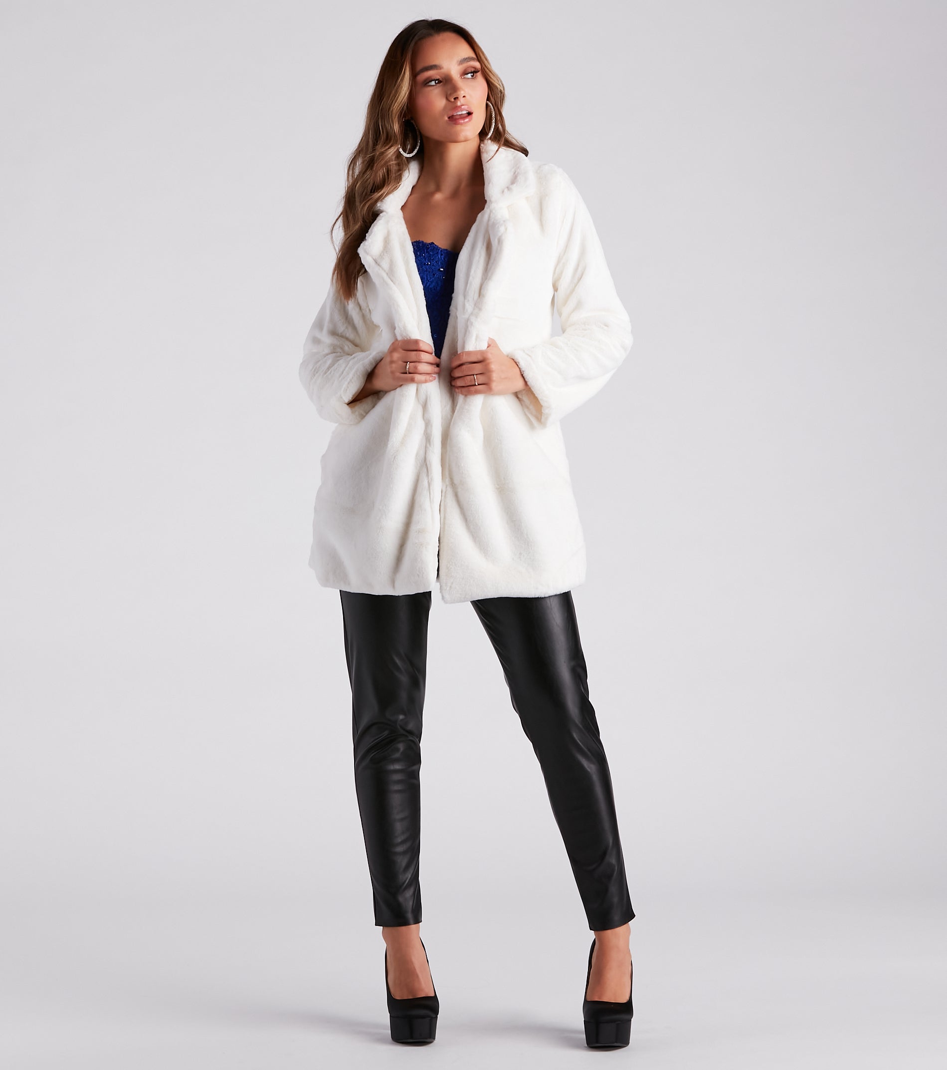 Always Luxe Faux Fur Long Coat