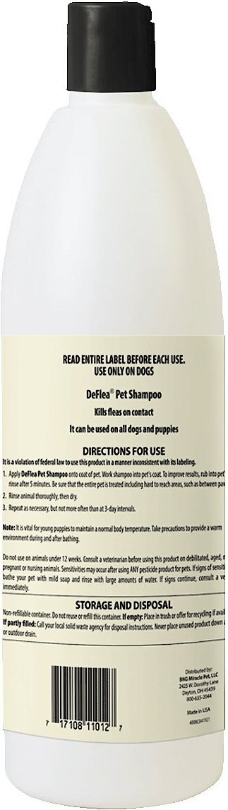 Miracle Care De Flea Shampoo for Dogs and Puppies