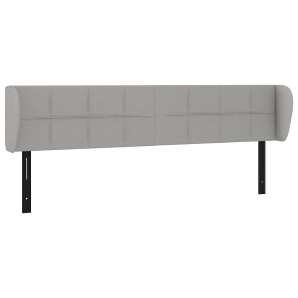 vidaXL Headboard with Ears Dark Gray 79.9