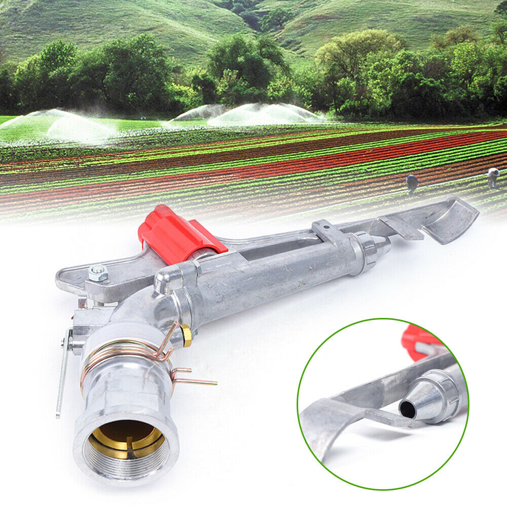 Oukaning Agriculture Irrigation Sprinkler 360 Degree Adjustable Large-Area Watering Spray Gun