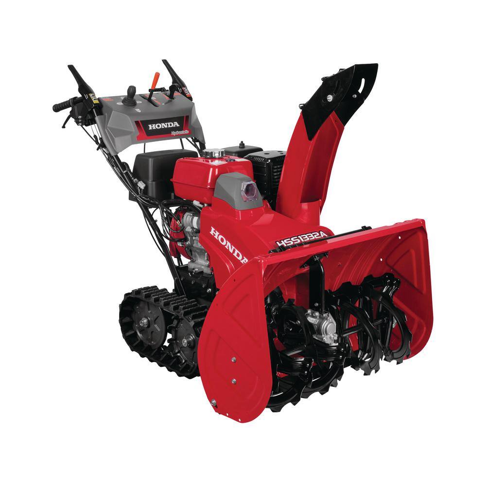 Honda 32 in. Hydrostatic Track Drive Two-Stage Gas Snow Blower with Electric Joystick Chute Control HSS1332ATD